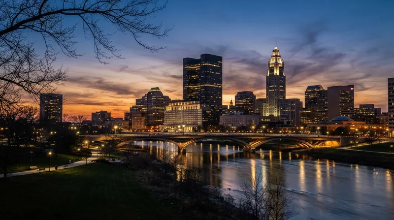 Columbus skyline representing Ohio business opportunities